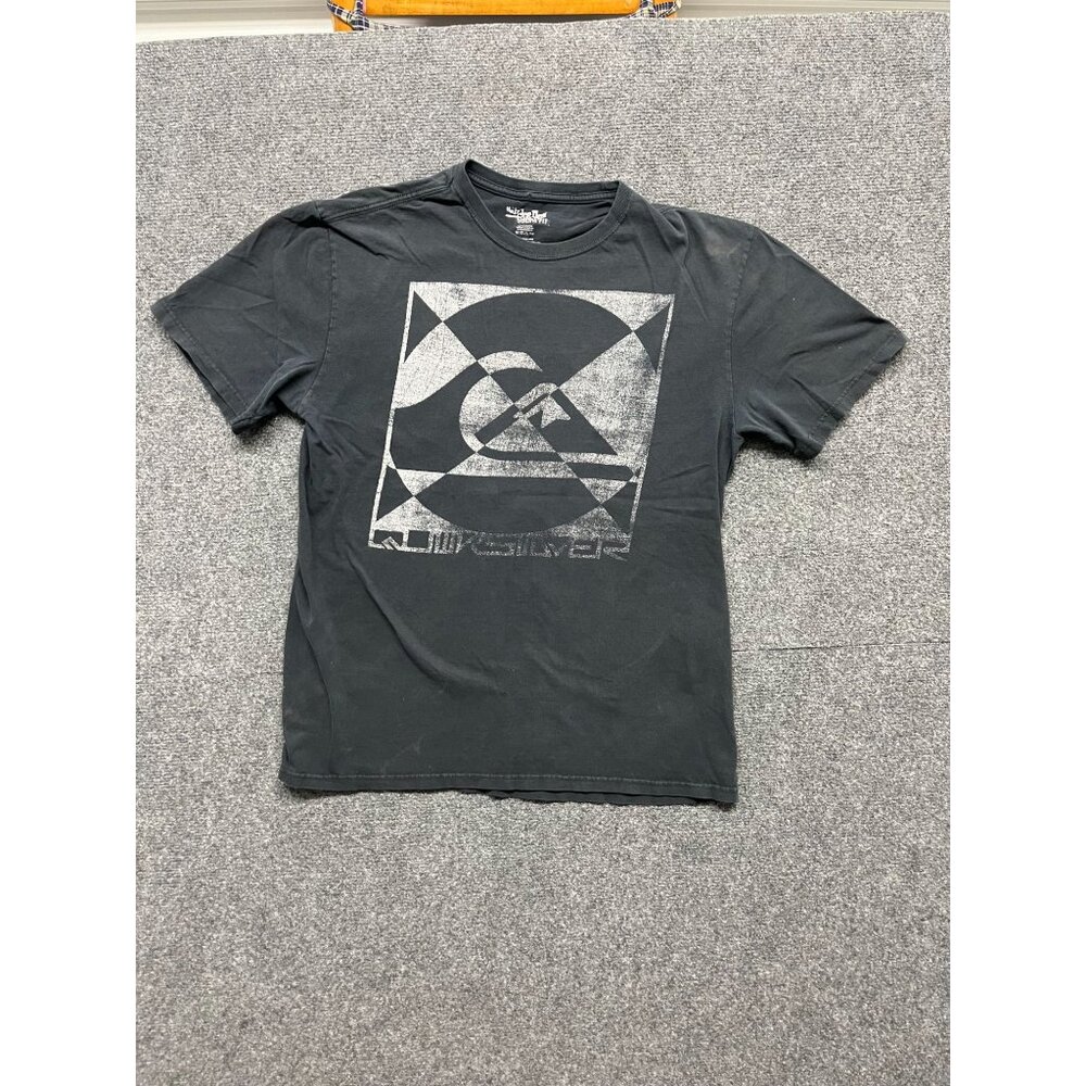 quicksilver shirt size small vintage y2k black beach surf short sleeve